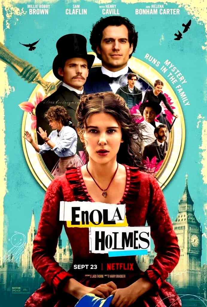 Affiche de la collection : Enola Holmes - Saga