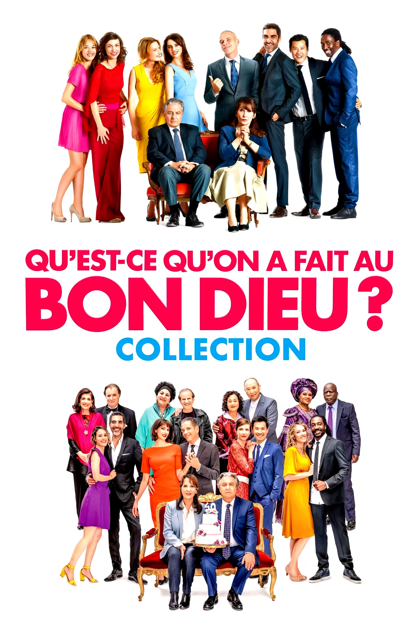 Affiche de la collection : Qu'est-ce qu'on a fait au Bon Dieu ? - Saga