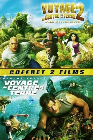 Affiche de la saga : Voyage au centre de la Terre - Saga