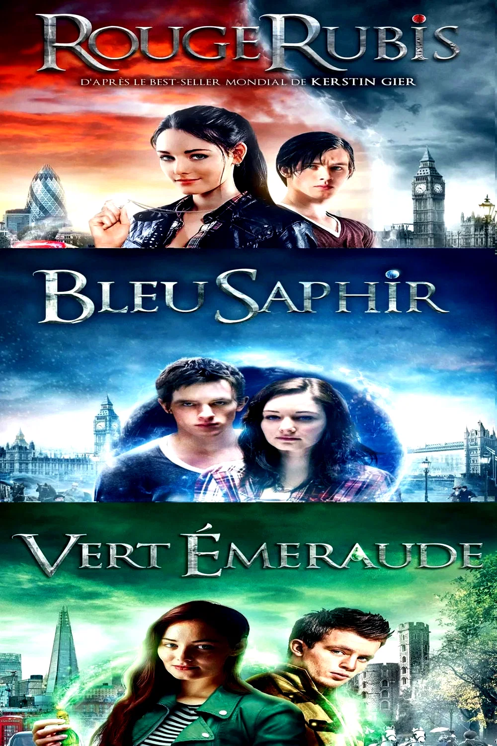Affiche de la collection : La Trilogie des Gemmes - Saga