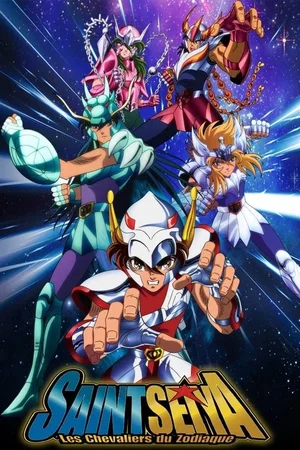 Affiche de la saga : Les Chevaliers du Zodiaque - Saga