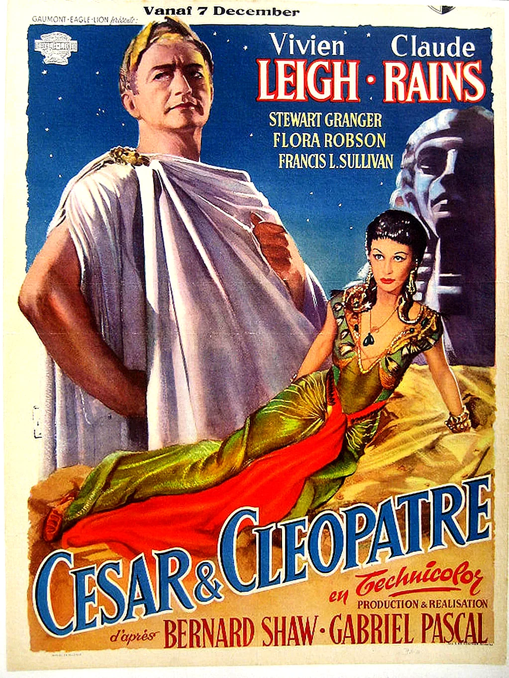 Affiche du film : Cesar et cleopatre