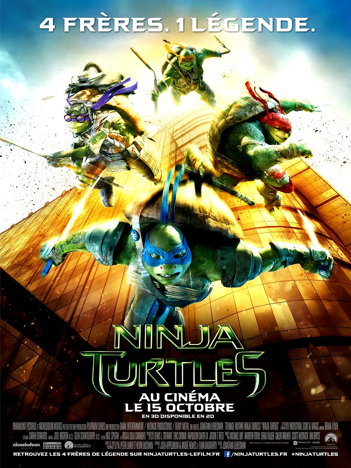 Affiche du film : Ninja Turtles 