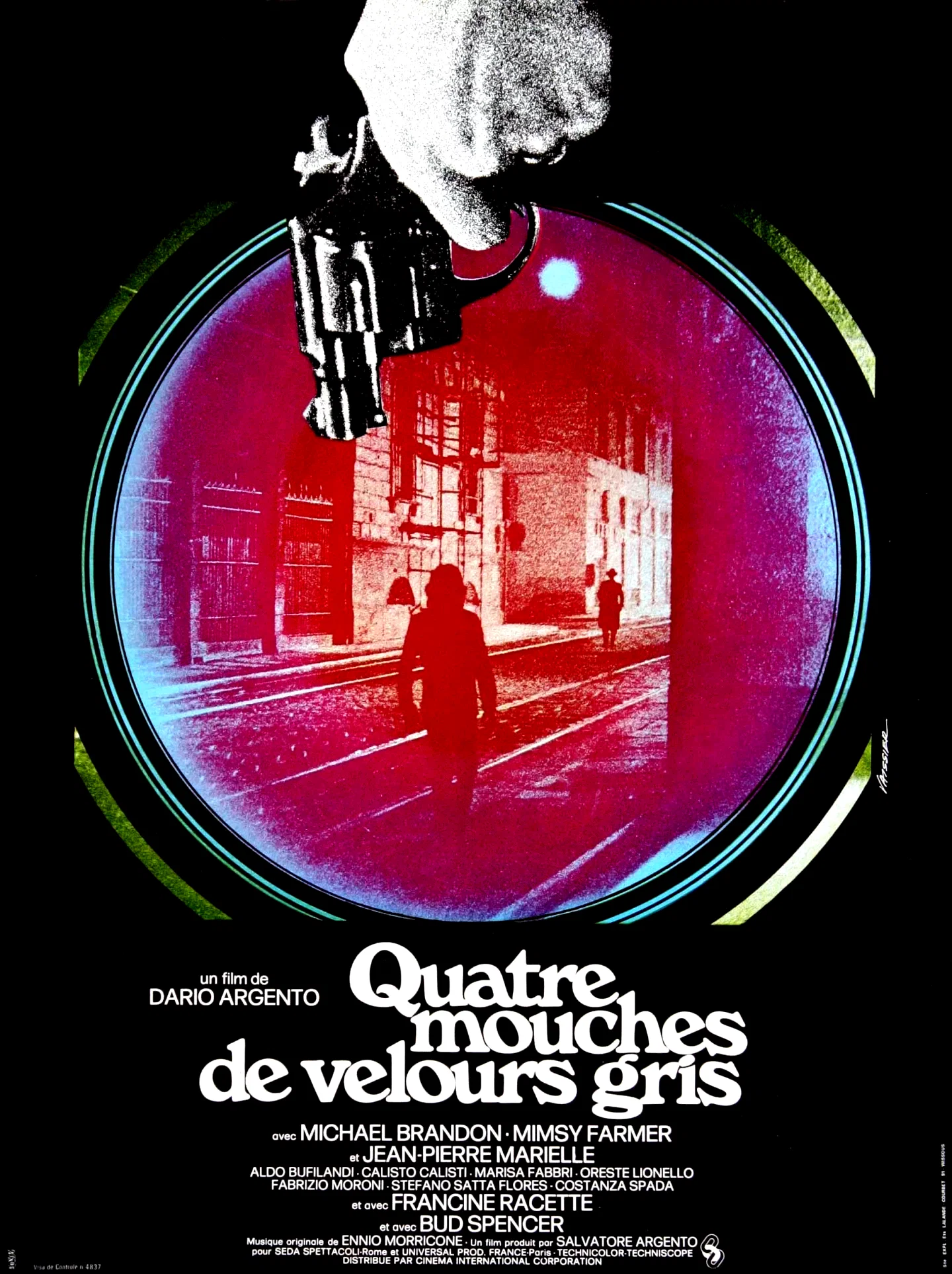Affiche du film : Quatre mouches de velours gris