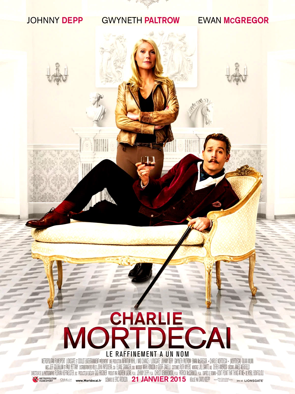 Affiche du film : Charlie Mortdecai