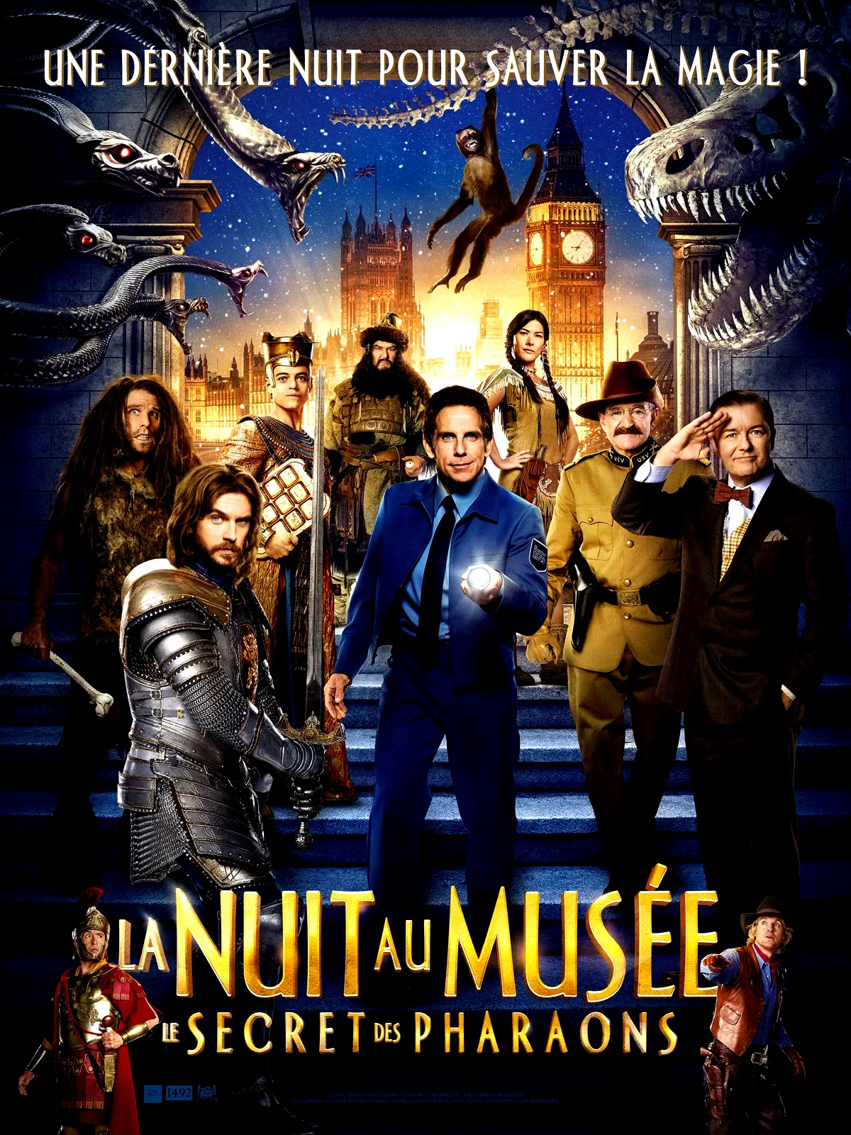 Affiche du film : La Nuit au Musée : Le Secret des Pharaons