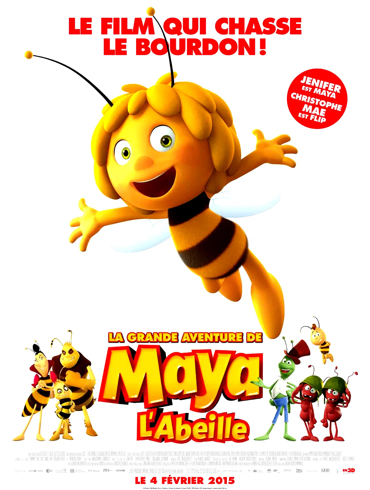 Affiche du film : La Grande aventure de Maya l'abeille