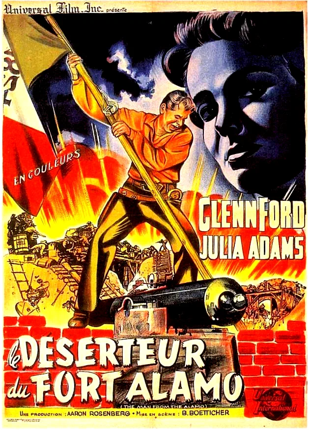 Affiche du film : Le deserteur de fort alamo
