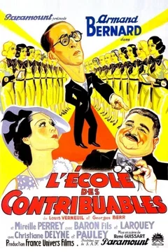 Affiche du film = L'ecole des contribuables