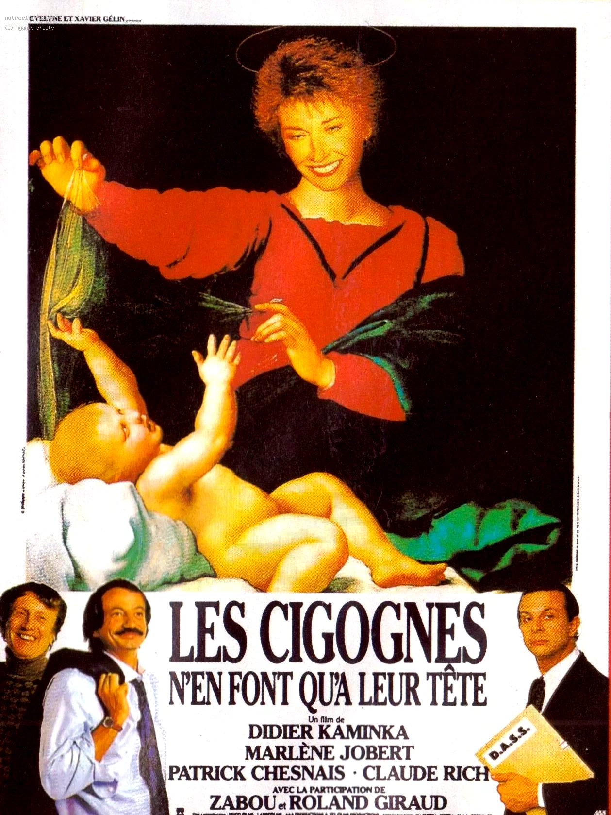 Affiche du film : Les cigognes n'en font qu'a leur te