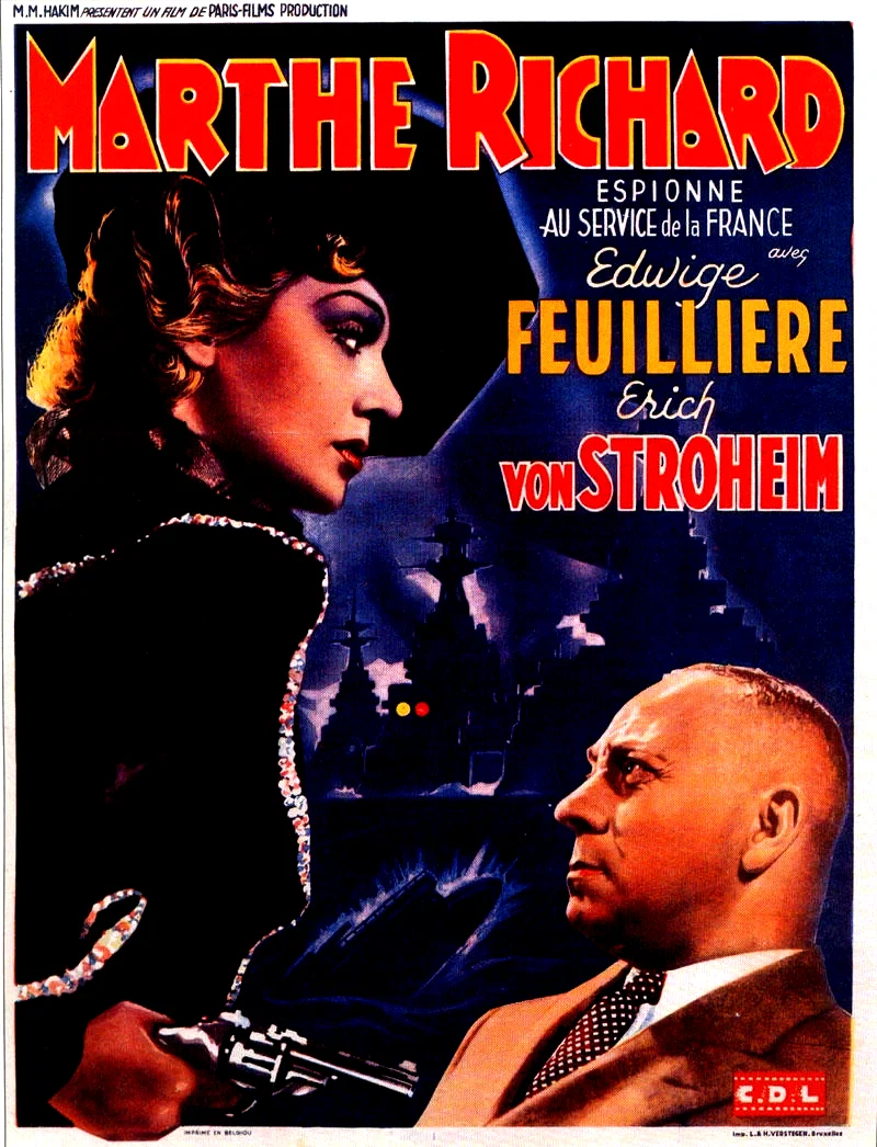 Affiche du film : Marthe richard au service de la franc