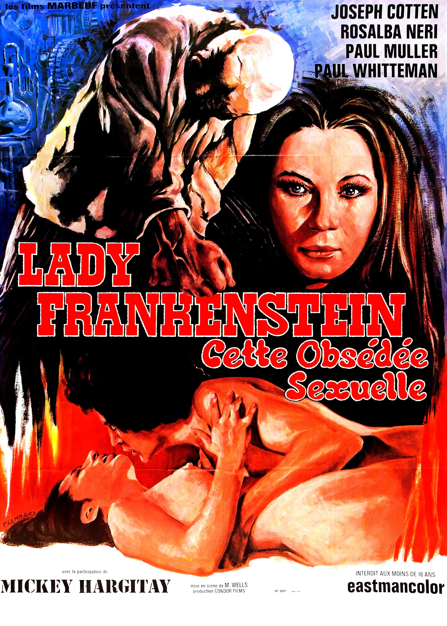 Affiche du film : Lady frankenstein cette obsedee sexue
