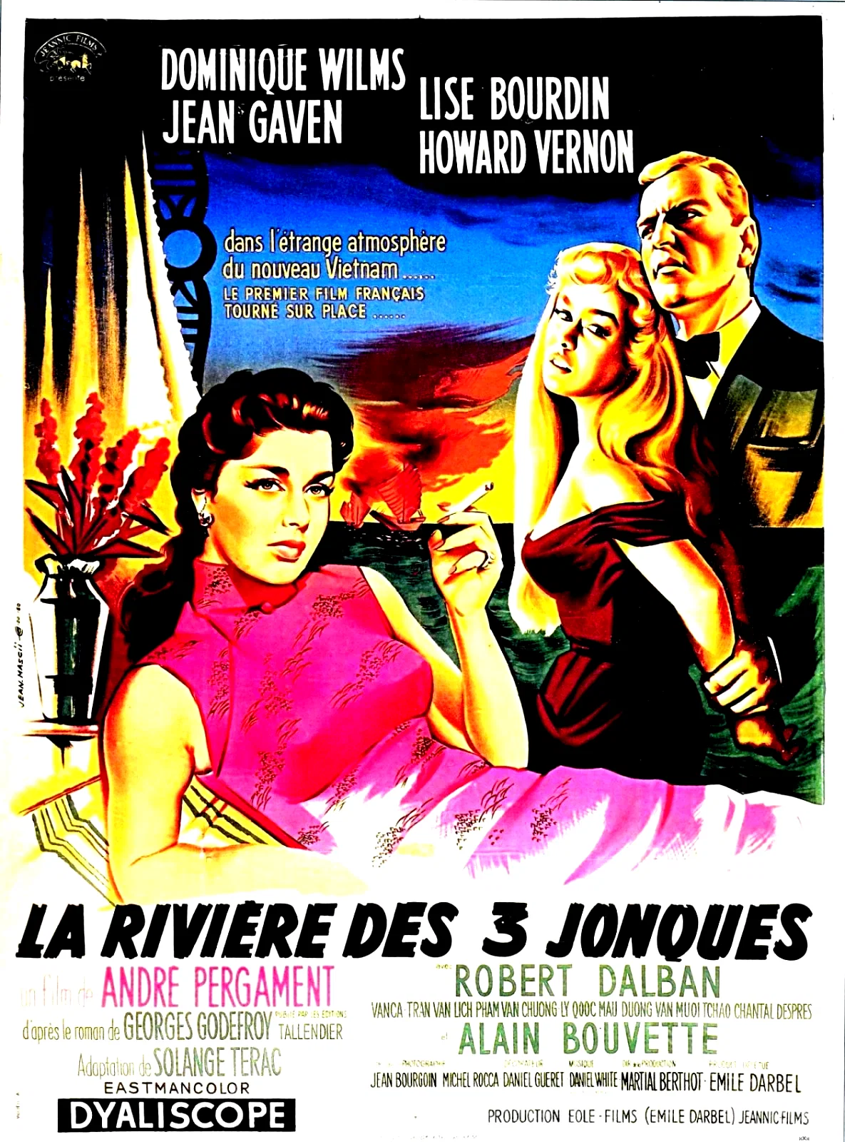 Affiche du film : La riviere des trois jonques