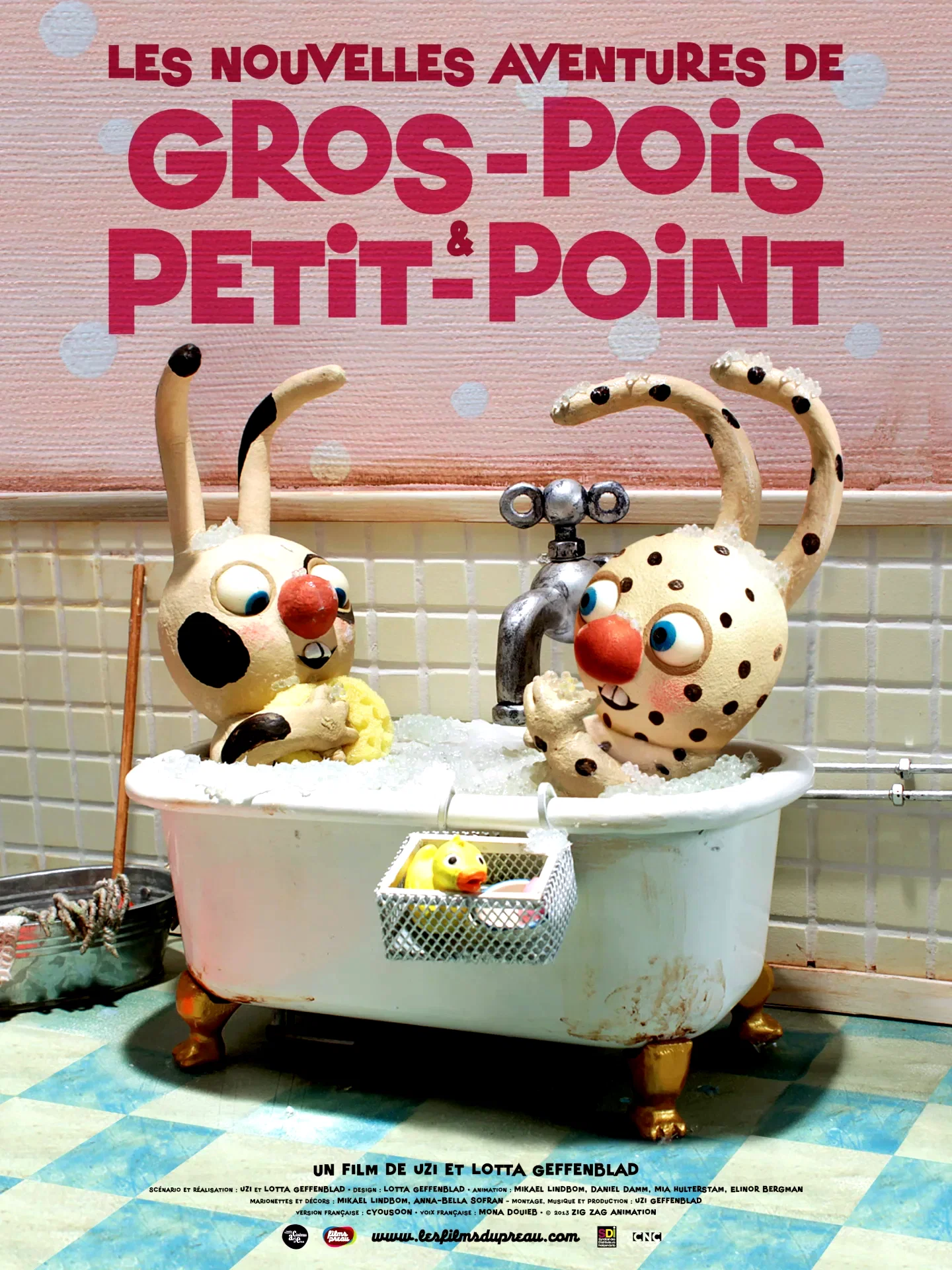 Affiche du film : Les Nouvelles Aventures de Gros Pois et Petit-Point