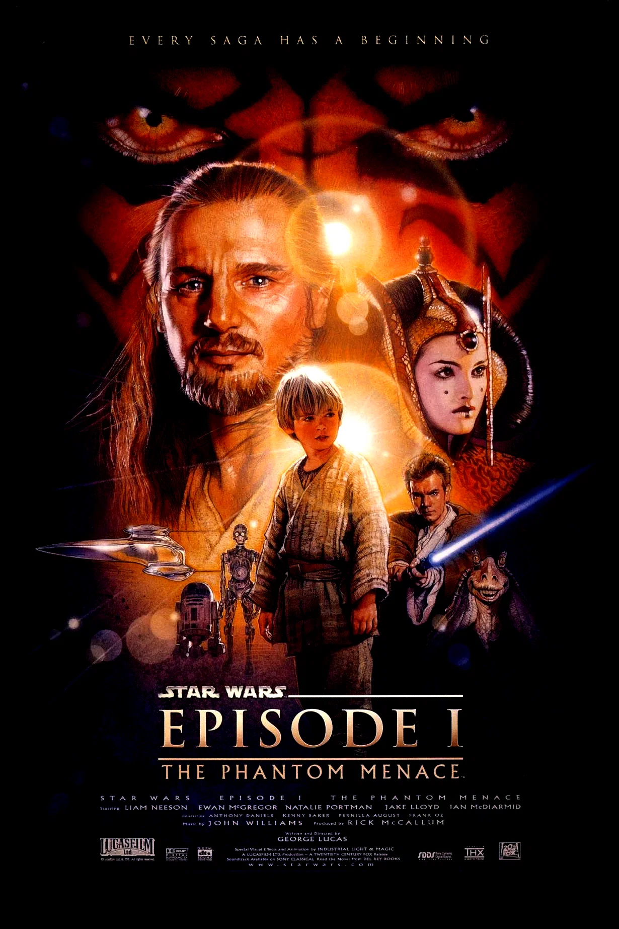 Affiche du film : Star Wars : Episode I - La menace fantôme