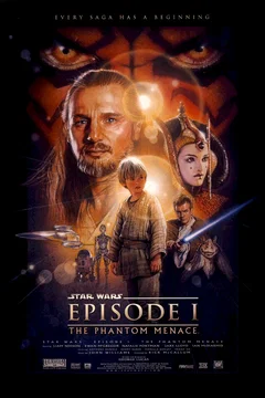 Affiche du film = Star Wars : Episode I - La menace fantôme