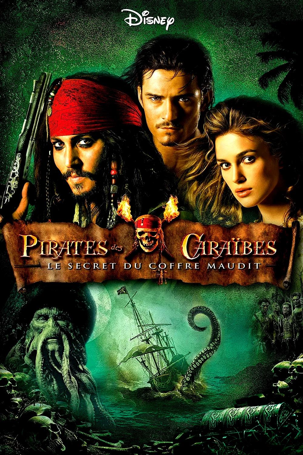Affiche du film : Pirates des Caraïbes : Le secret du coffre maudit