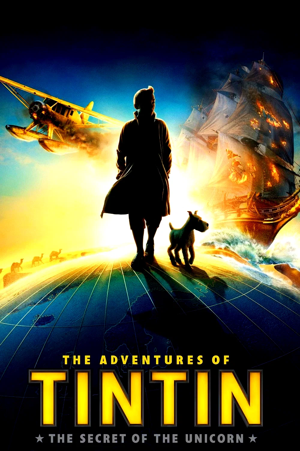 Affiche du film : Les aventures de Tintin : Le secret de la Licorne