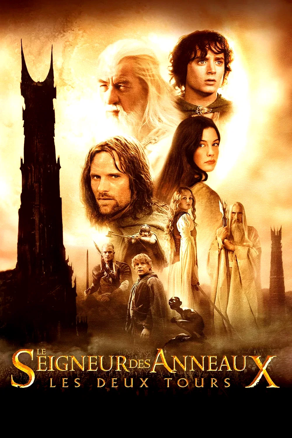 Affiche du film : Le seigneur des anneaux : les deux Tours