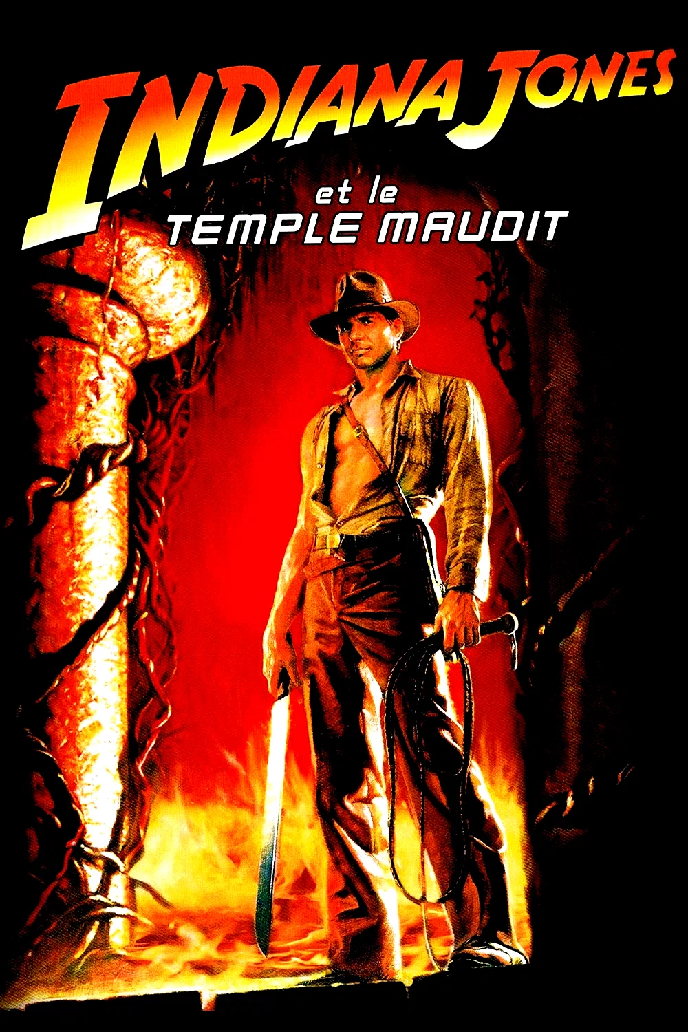 Affiche du film : Indiana Jones et le Temple Maudit