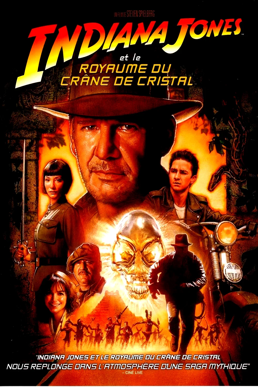 Affiche du film : Indiana Jones et le royaume du crâne de cristal
