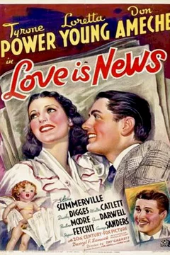Affiche du film L'Amour en première page