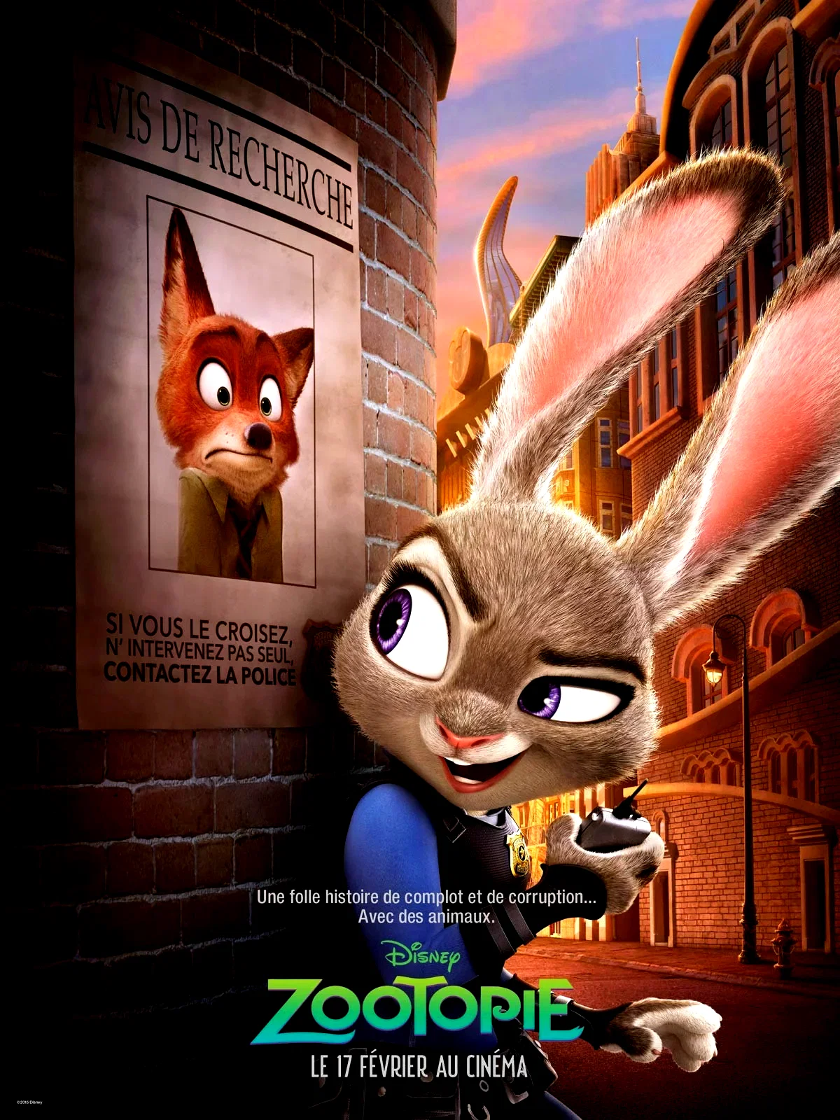 Affiche du film : Zootopie
