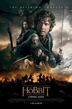 Affiche du film = Le Hobbit : la bataille des cinq armées (version longue)