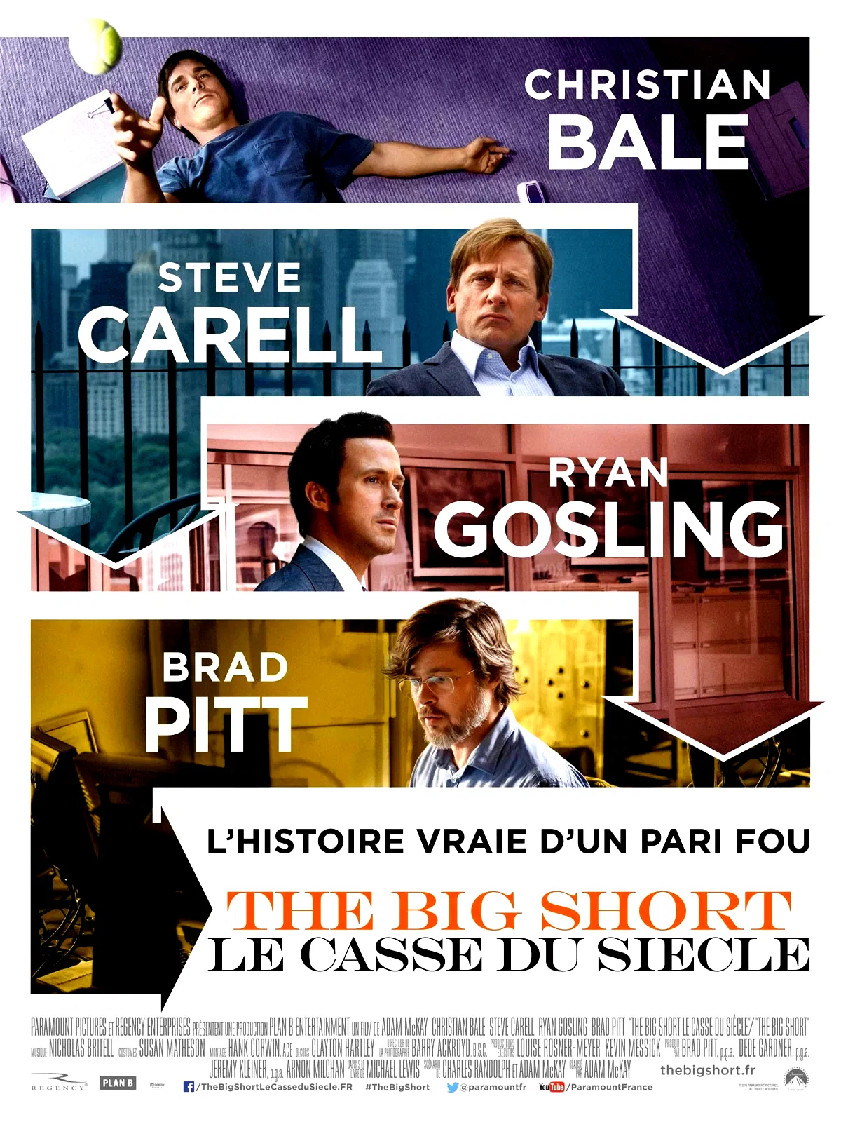 Affiche du film : The Big Short : le casse du siècle