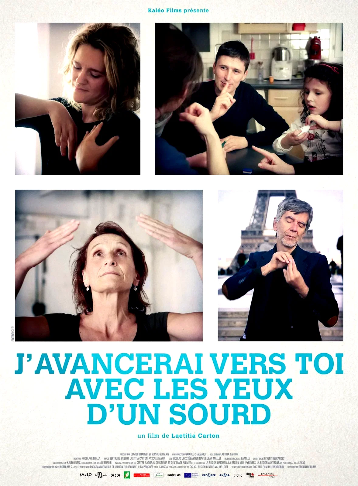 Affiche du film : J'avancerai vers toi avec les yeux d'un sourd