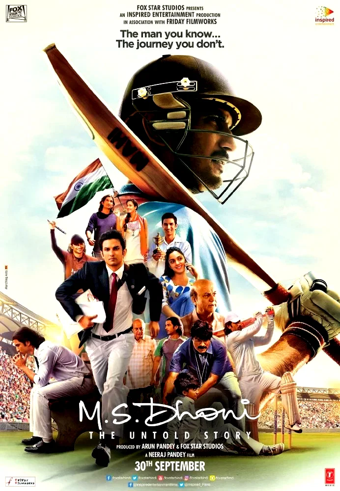 Affiche du film : M.S Dhoni - The Untold Story