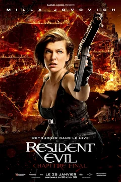Affiche du film Resident Evil : chapitre final
