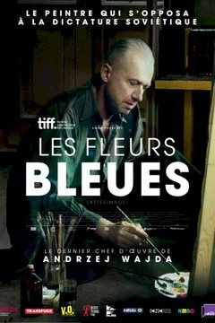 Affiche du film = Les Fleurs Bleues