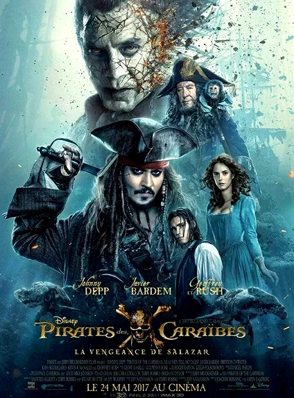 Affiche du film : Pirates des Caraïbes : La vengeance de Salazar