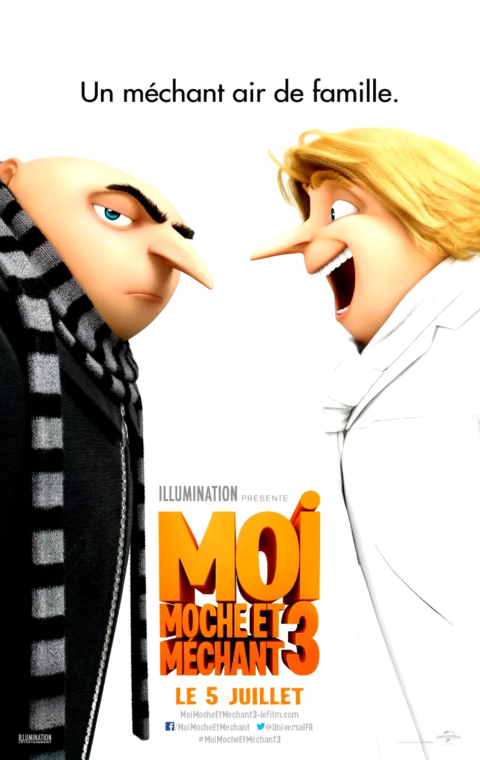 Affiche du film : Moi, Moche et Méchant 3