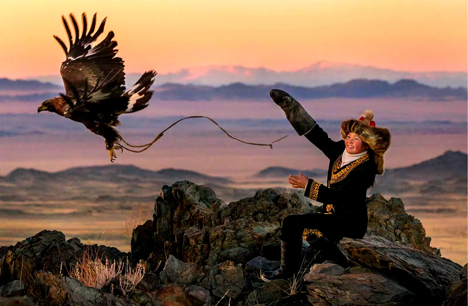Photo du film : La jeune fille et son aigle