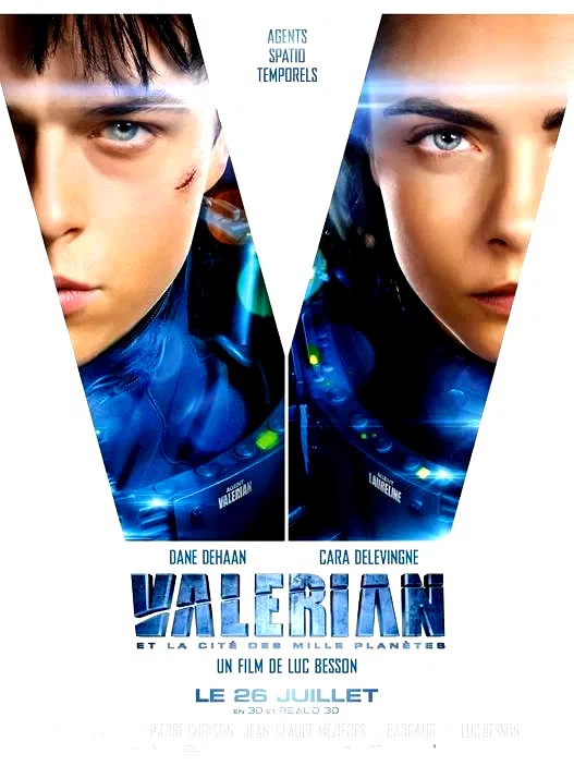 Affiche du film : Valérian et la cité des mille planètes