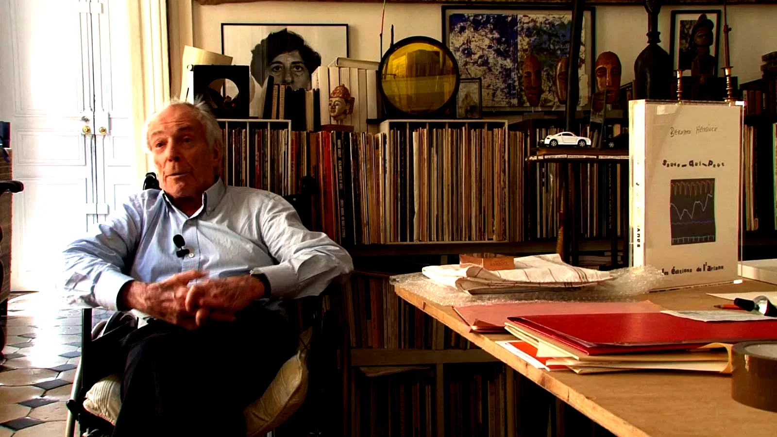 Photo du film : Bernard Heidsieck, la poésie en action