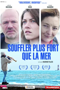 Affiche du film Souffler plus fort que la mer