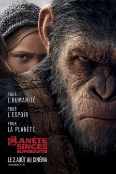 Affiche du film = La Planète des singes : suprématie