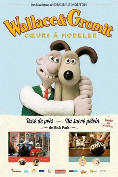 Affiche du film Wallace & Gromit : coeurs à modeler