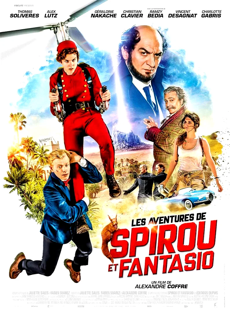 Affiche du film : Les Aventures de Spirou et Fantasio