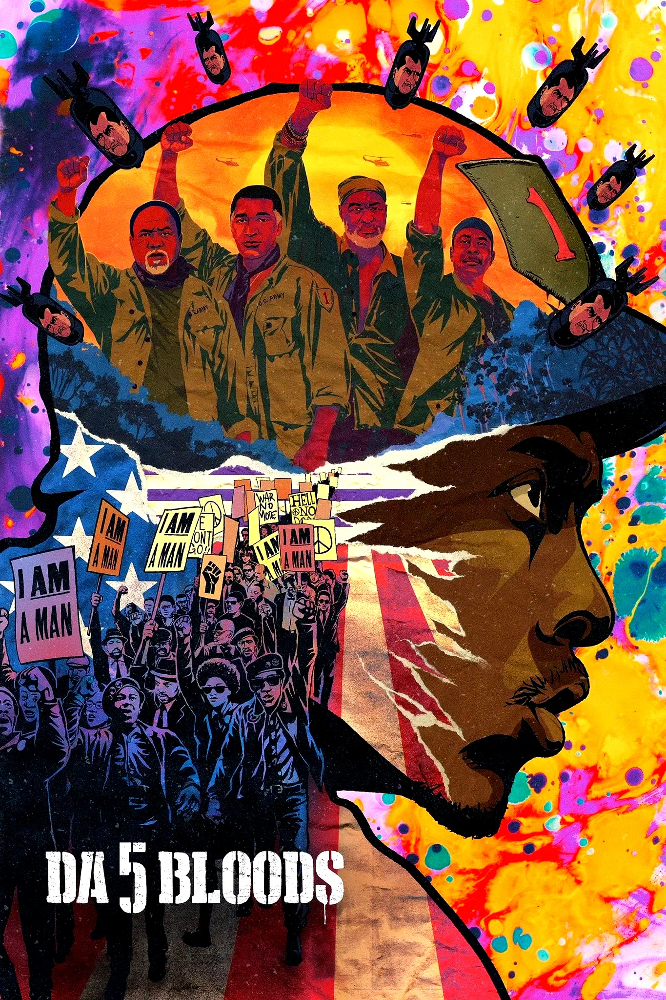 Affiche du film : Da 5 Bloods: Frères de sang