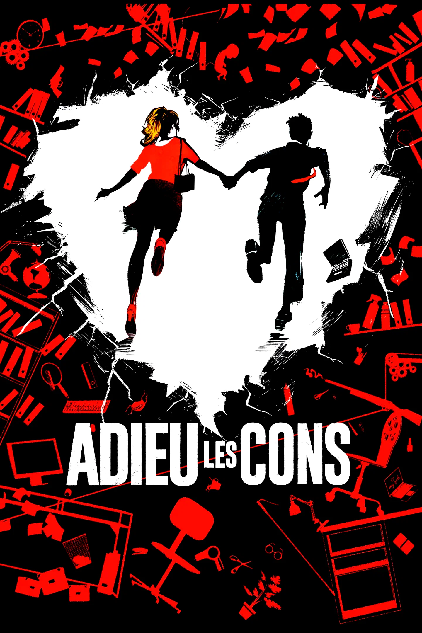 Affiche du film : Adieu les cons