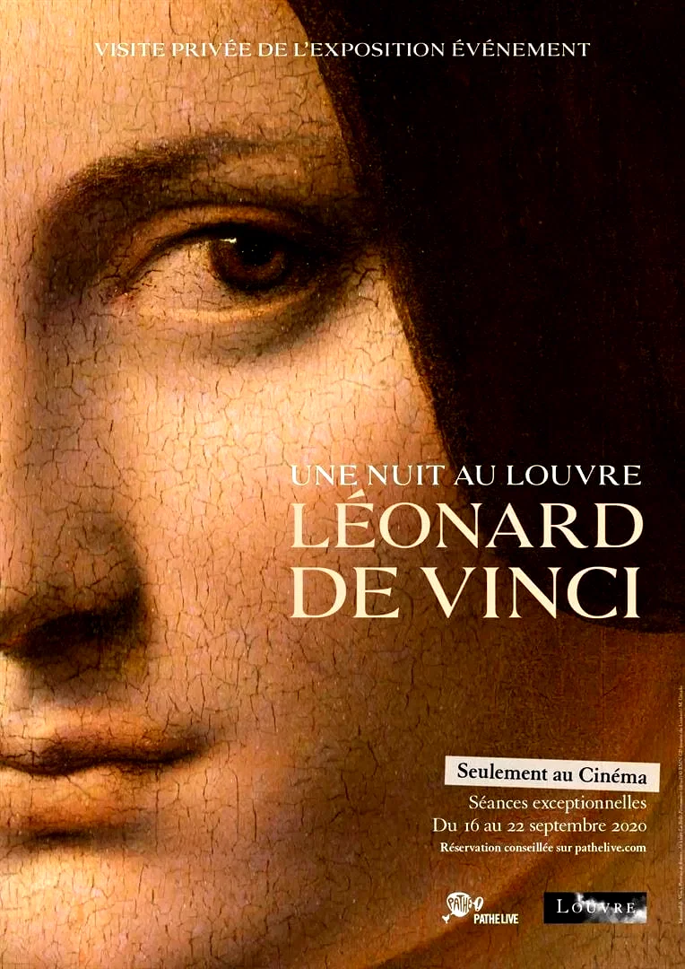 Affiche du film : Une nuit au Louvre : Léonard de Vinci