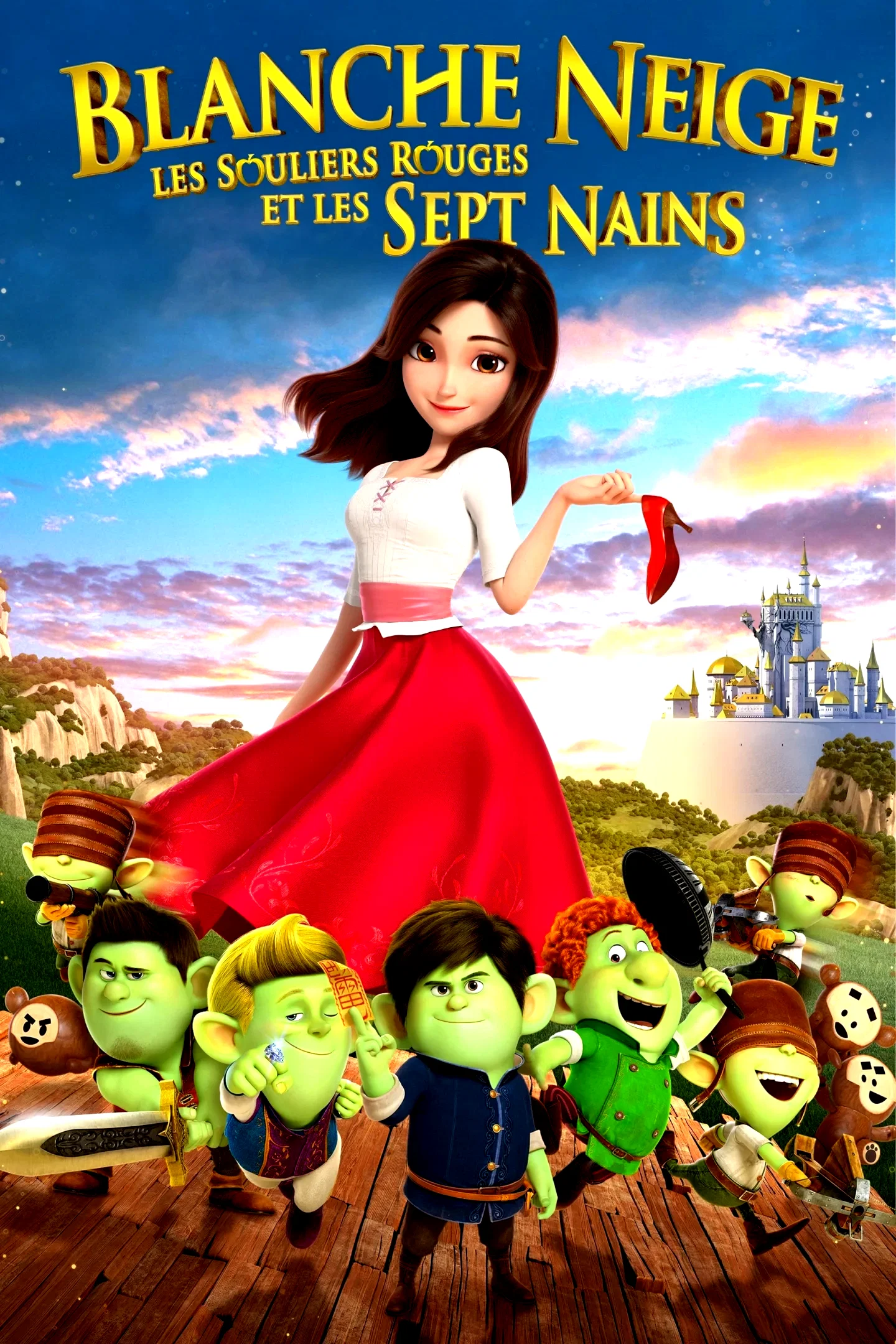 Affiche du film : Blanche Neige, les souliers rouges et les sept nains