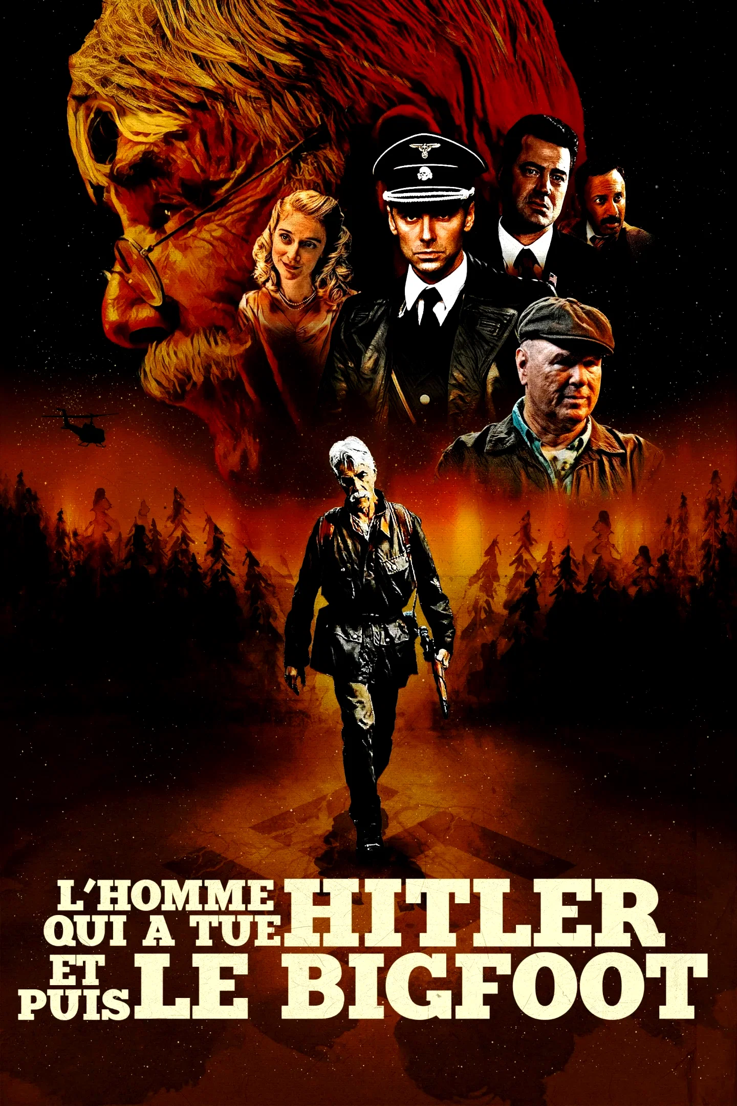 Affiche du film : L'homme qui a tué Hitler et puis le Bigfoot