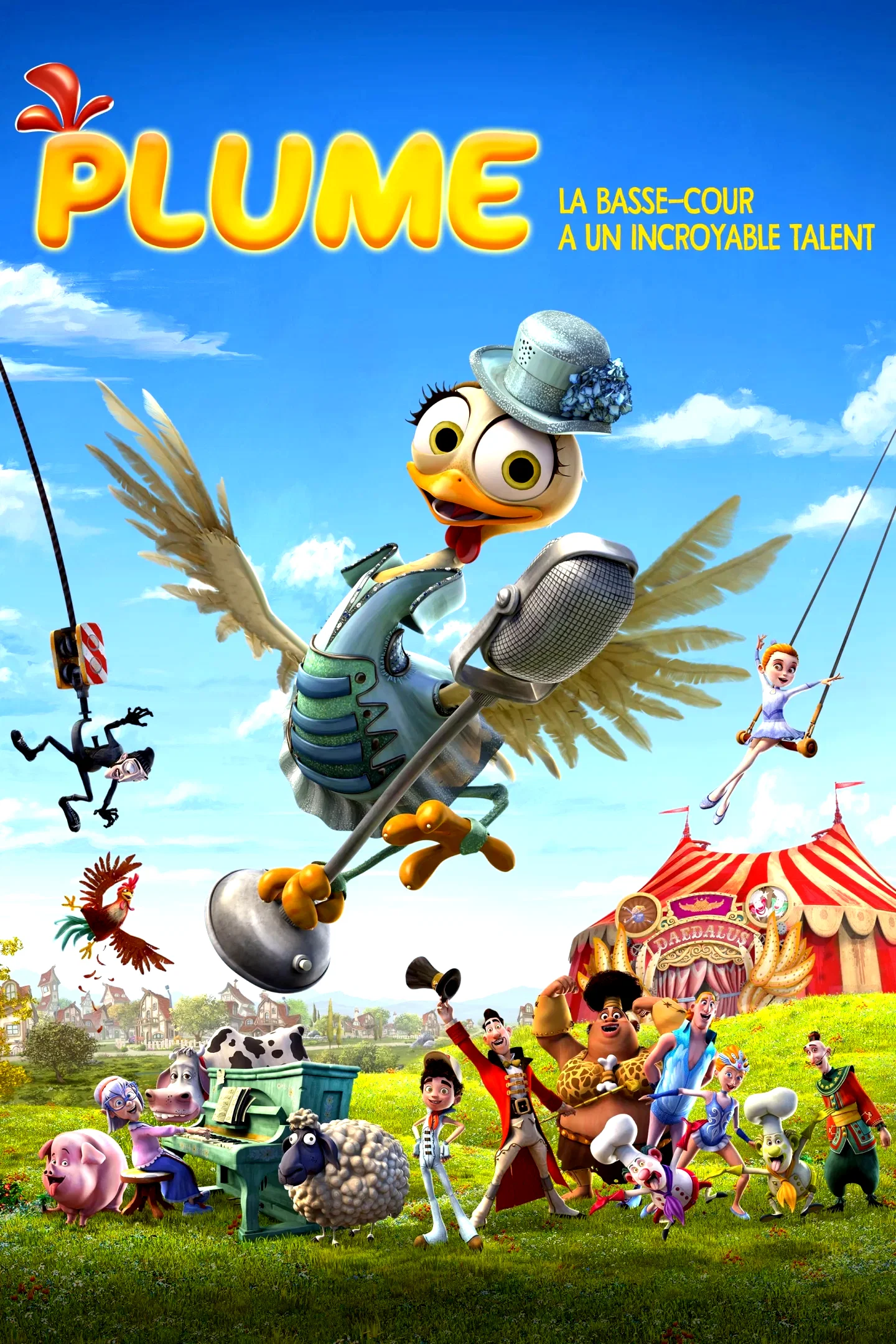 Affiche du film : Plume, la basse-cour a un incroyable talent