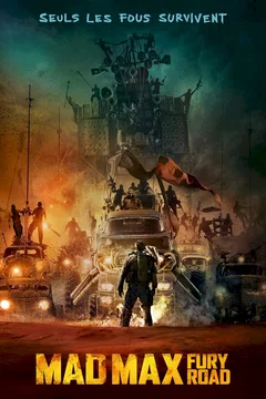 Affiche du film Mad Max : Fury Road, version black & chrome