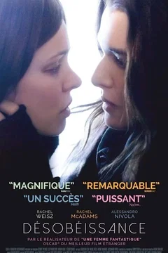 Affiche du film = Désobéissance